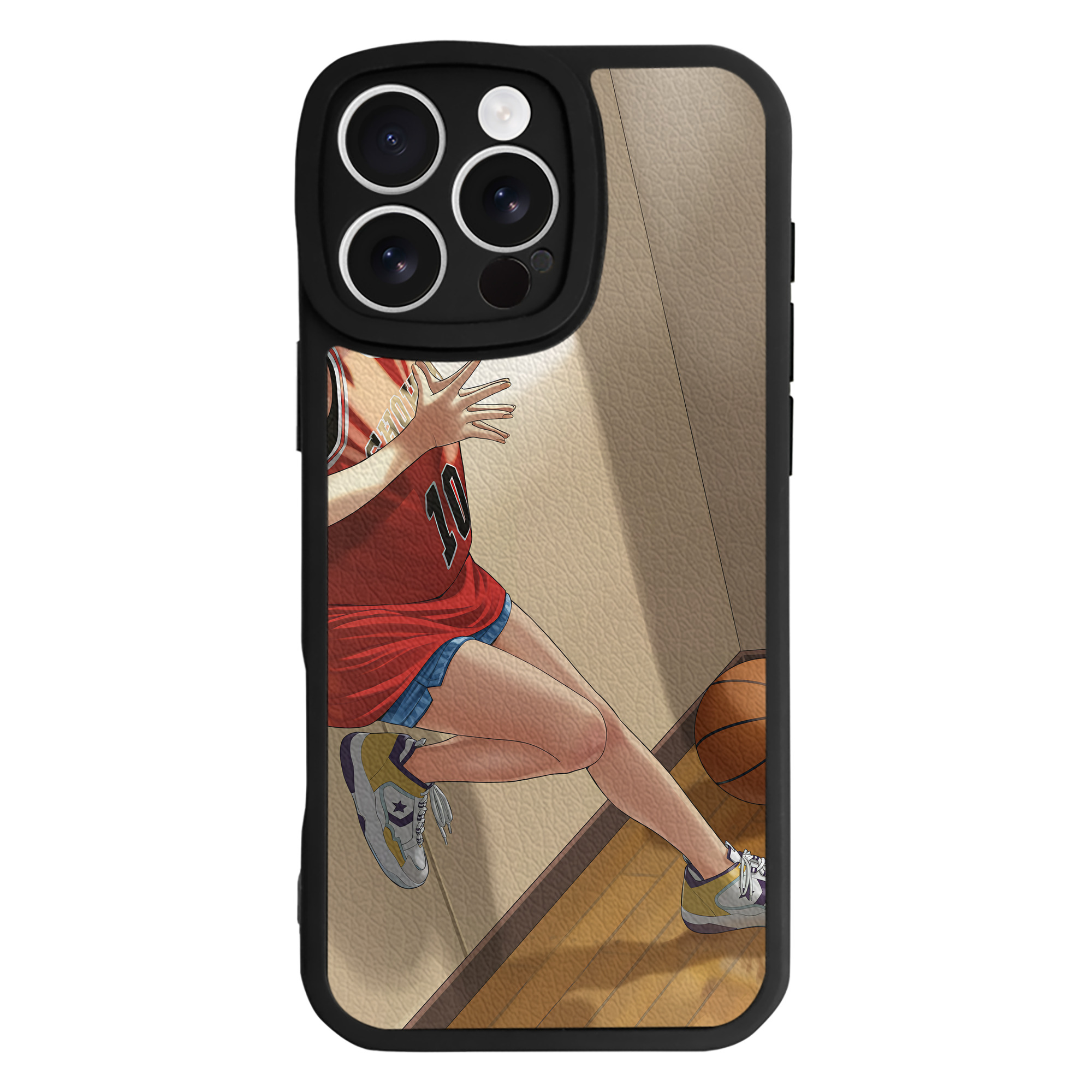 （画像用） SLAM DUNK／スラムダンク 【iPhone 16シリーズ対応】シリコンスマホケース（レザー調） 材質：シリコン